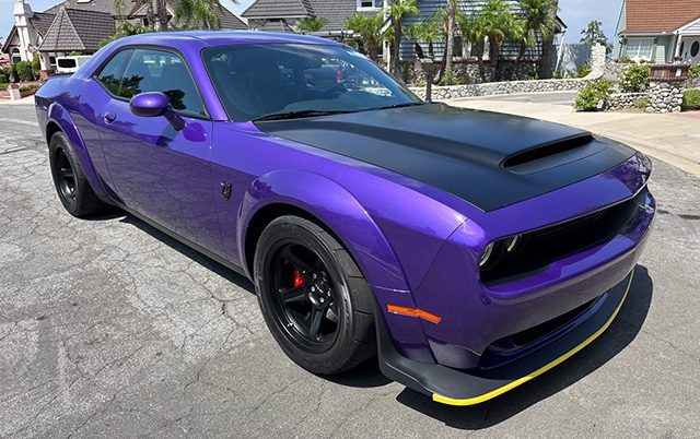 2018 dodge challenger demon