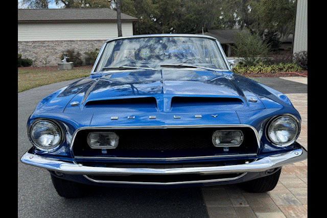 1968 Blue Shelby GT500KR